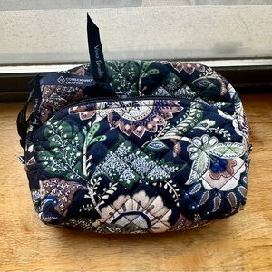 Vera Bradley cotton medium cosmetic makeup organizer bag